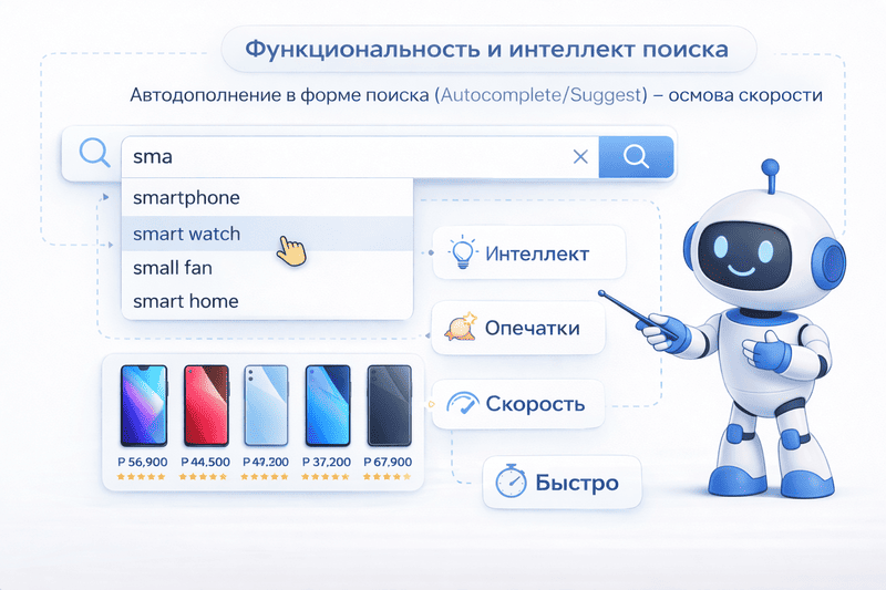 Функциональность и интеллект поиска Функциональность и интеллект поиска